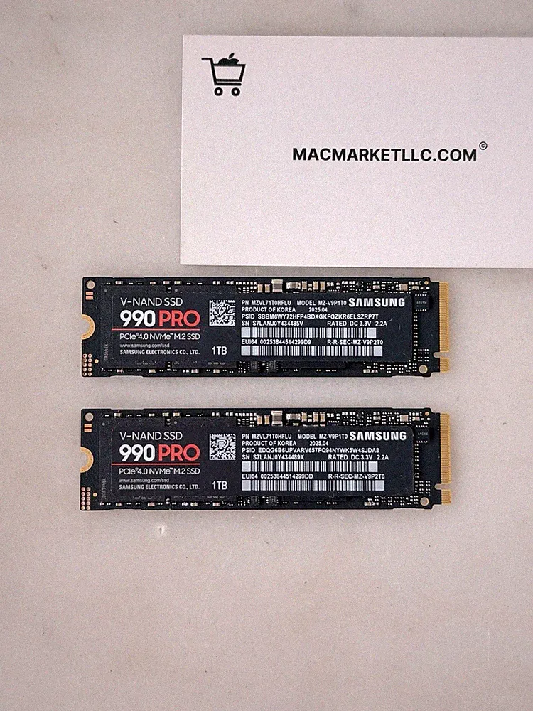 SAMSUNG 990 Pro Solid State Drive 1TB M.2 2280 PCIe Gen 4.0 x4 NVMe *TESTED NEW*