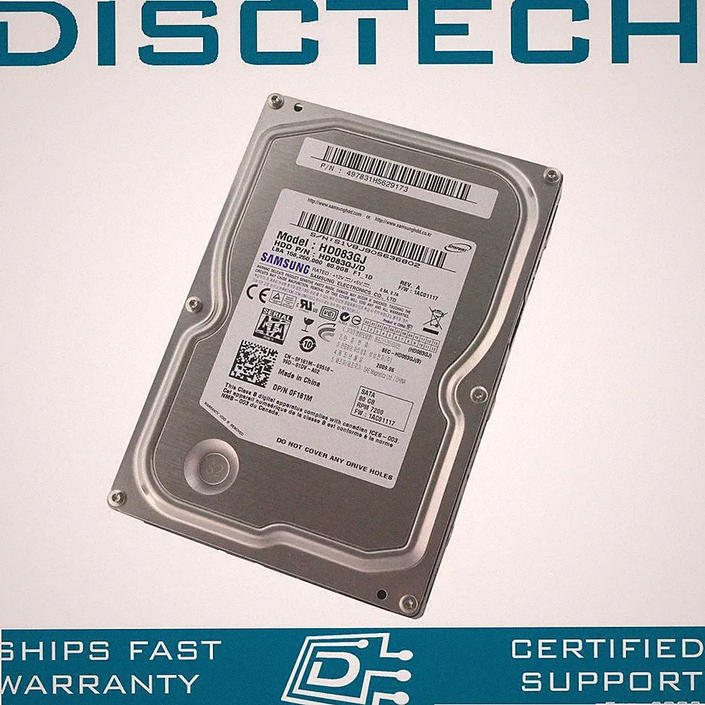 Samsung HD083GJ SATA Hard Drive
