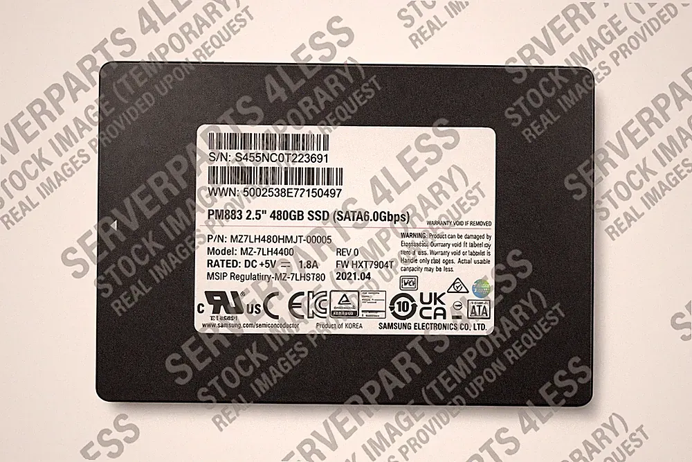 Samsung PM883 480GB 2.5" SATA 6Gb/s Enterprise SSD MZ7LH480HAHQ