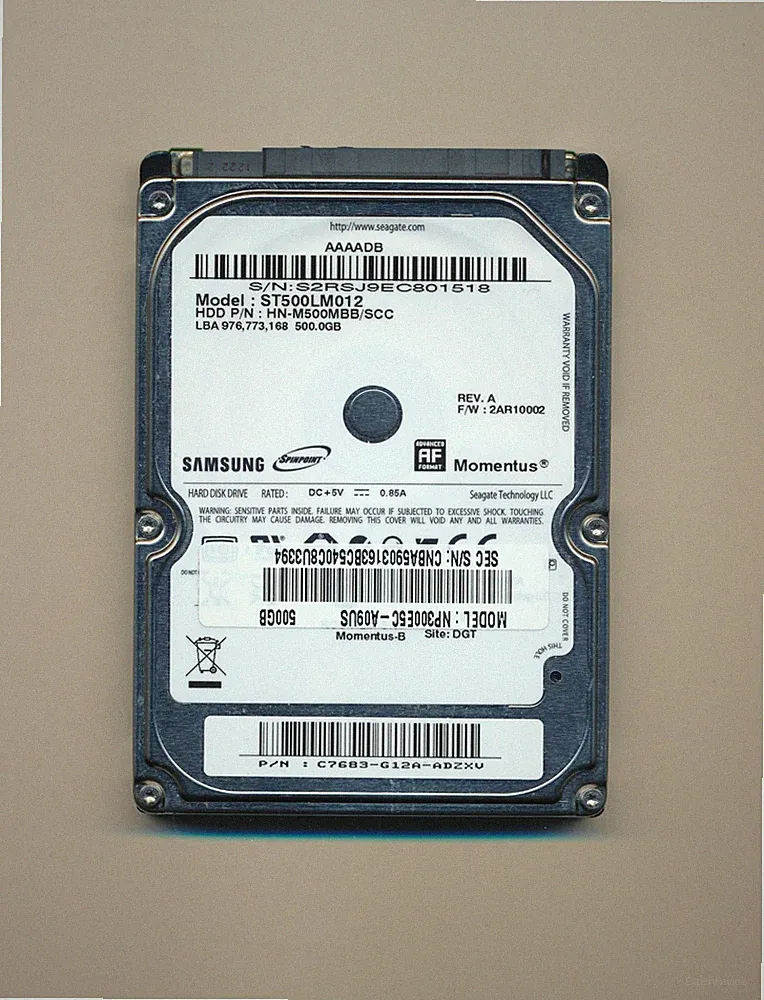 Samsung/Seagate 500GB ST500LM012 SATA 2.5" Laptop Hard Drive