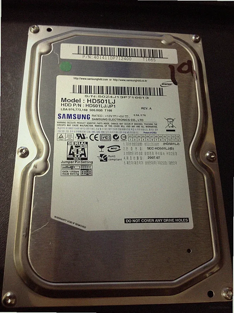 Samsung Spinpoint 500GB Internal Desktop Hard Drive SATA (HD501LJ)