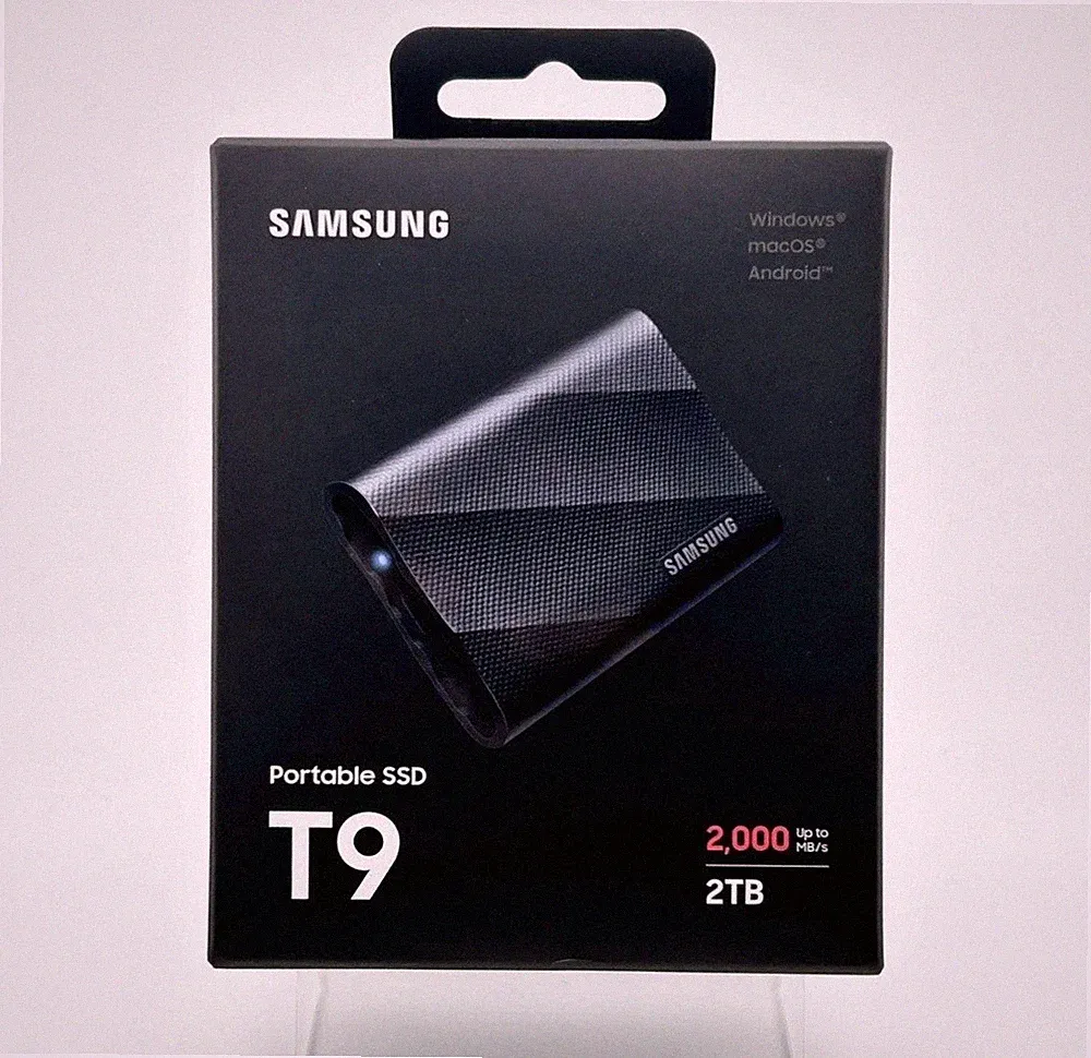 Samsung T9 2TB Portable External SSD 2X T7 SPEED w/USB C Cable Open Box