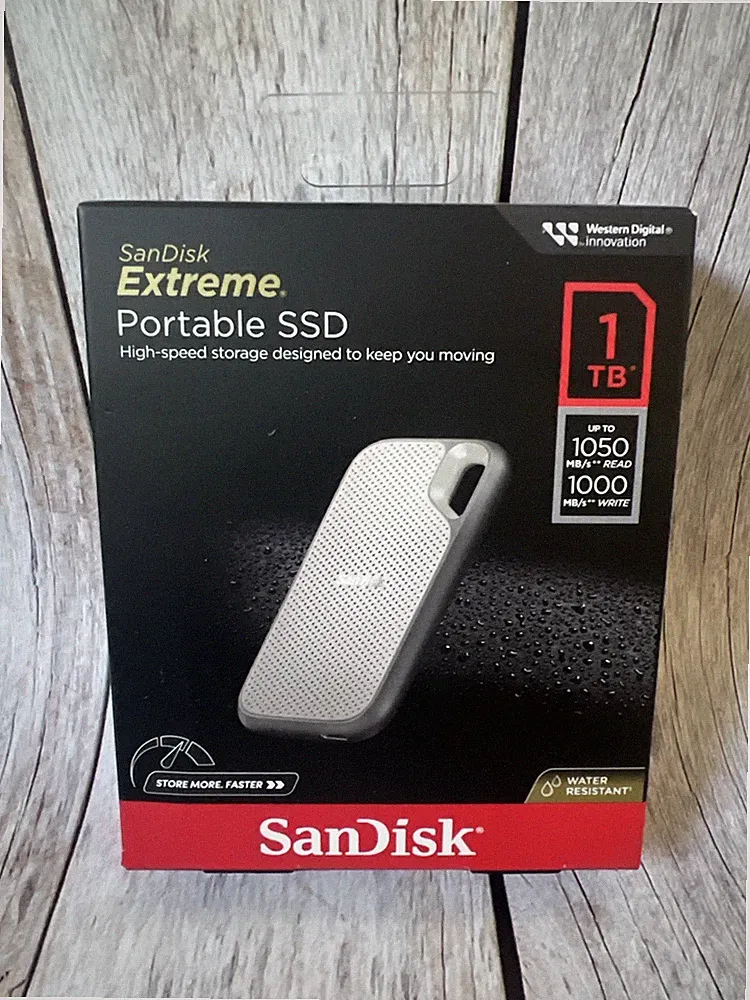 SanDisk 1TB External Portable SSD Up to 1050MB/s USB-C USB 3.2Gen2 BRAND NEW