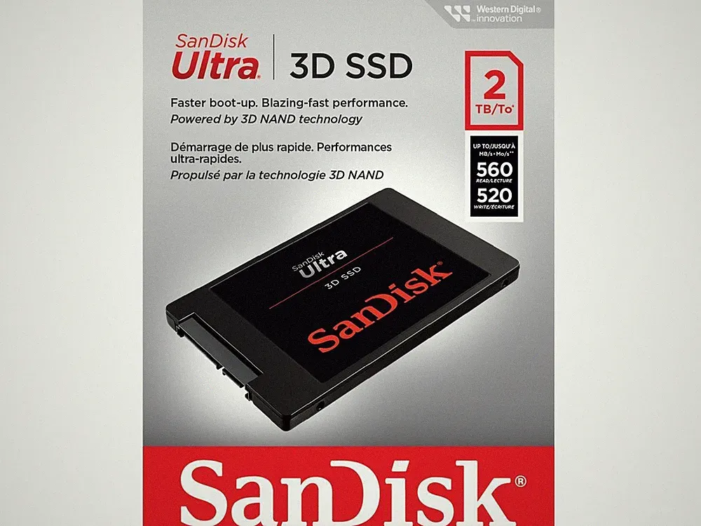 SanDisk Ultra 2.5" 2TB SATA III 3D NAND Internal Solid State Drive (SSD) SDSSDH3
