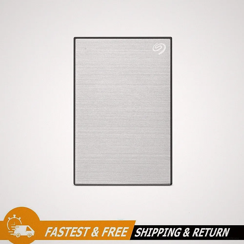 Seagate 2.5" Backup Plus 5TB USB 3.0 Portable External HD, Silver, Recertified