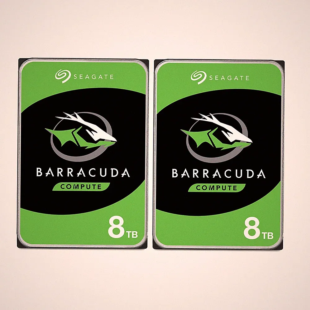 Seagate 2 PACK BarraCuda 8TB SATA III 6 Gb/s 3.5" Internal Hard Drive