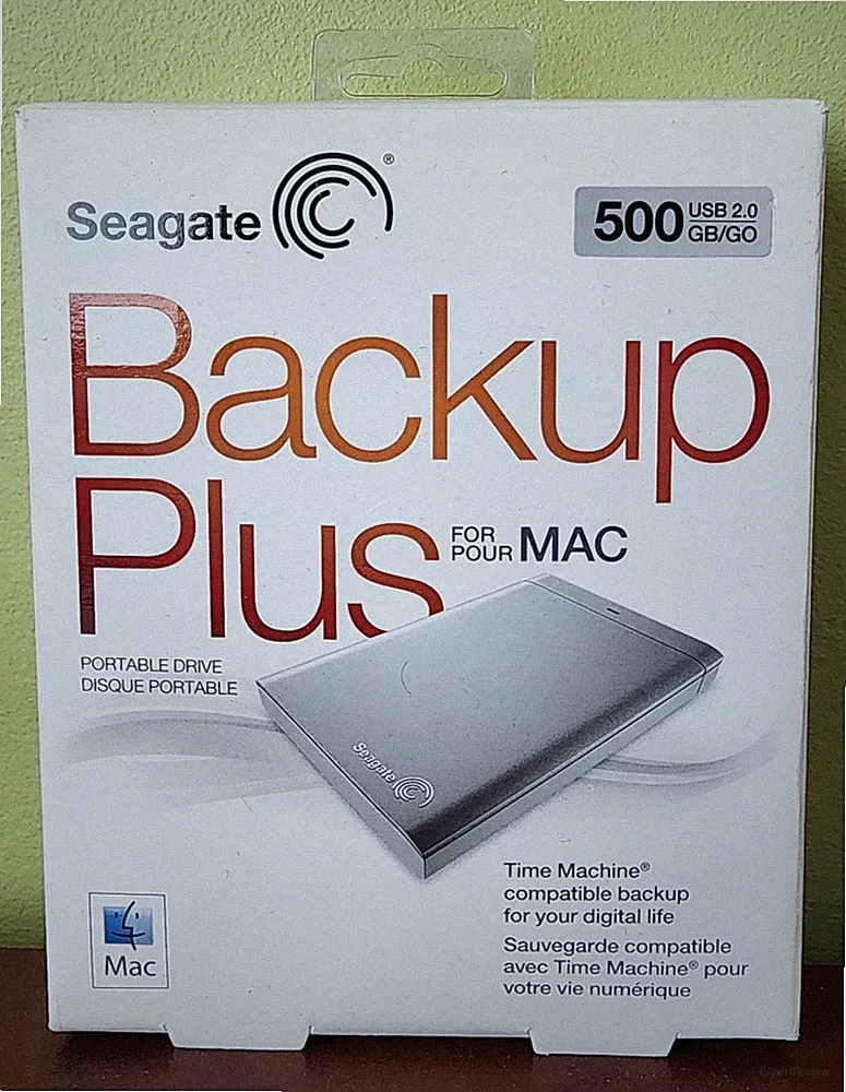 Seagate Backup Plus For Mac - Portable Drive 500GB (Reformatted for Windows)