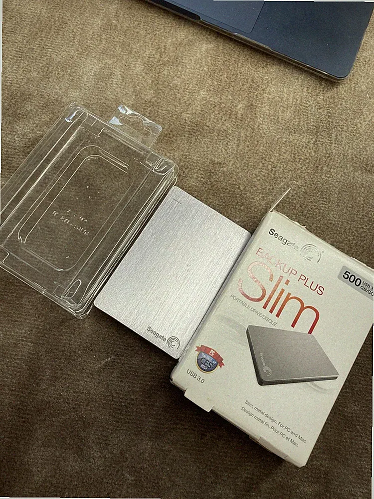 Seagate Backup Plus Slim 500GB USB 3.0 Portable External Hard Drive