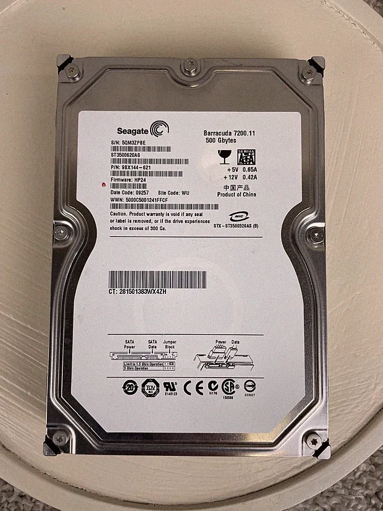 Seagate Barracuda 7200 RPM 500GB SATA II 3.5" ST3500620AS Internal Hard Drive