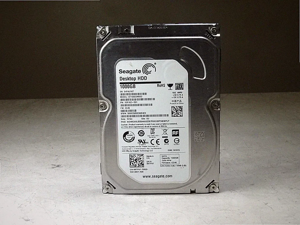 Seagate Desktop ST1000DM003 1 TB SATA III 3.5 in Desktop Hard Drive 100% HEALTH