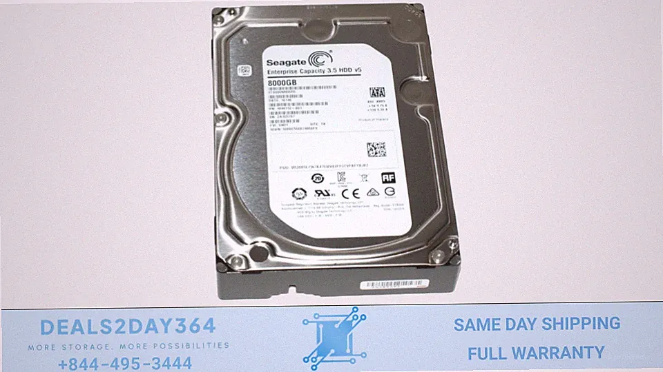 SEAGATE ENTERPRISE ST8000NM0065 8TB 7200RPM 3.5IN 4KN SAS-12GBPS HDD FOR SERVERS