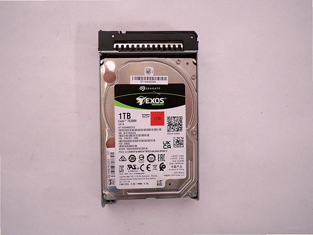 Seagate Exos 7E2000 ST1000NX0313 1TB 2.5" SATA Hard Drive 1FN101-005 (J015)