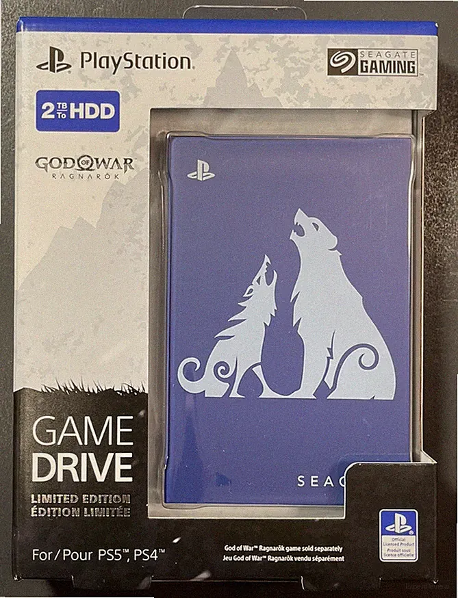 Seagate Game Drive 2TB HDD for PS5 [ God of War Ragnarok Limited Edition ] NEW