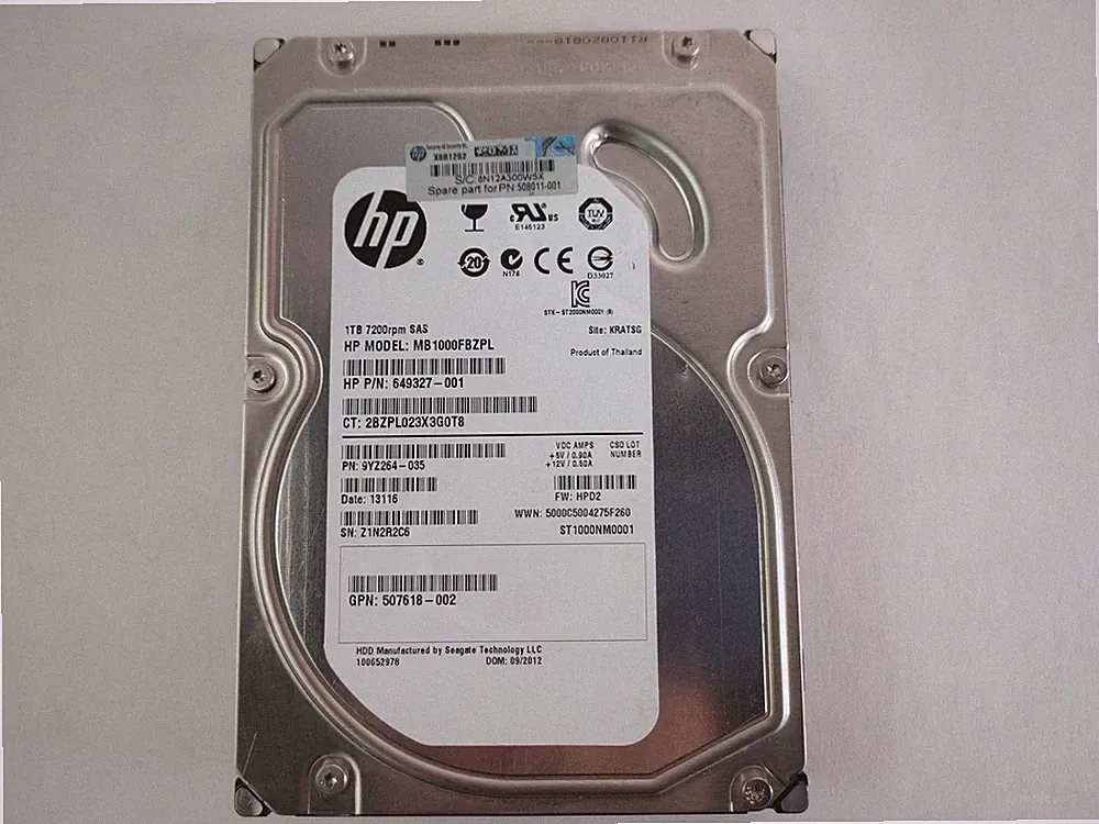 Seagate HP ST1000NM0001 1 TB SAS 2 3.5 in Enterprise Hard Drive