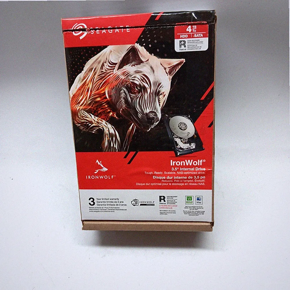 Seagate IronWolf 4TB 3.5" Internal HDD SATA ST4000VN006 Desktop Drive