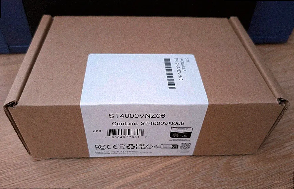 Seagate IronWolf 4TB, Internal, 5400 RPM, 3.5 in (ST4000VN006) Hard Drive