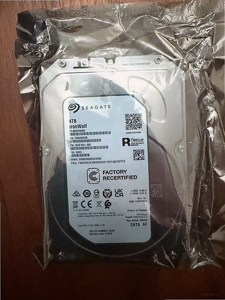 SEAGATE Ironwolf NAS 4TB SATA 6.0Gb/s Hard Drive - Factory Refurbished