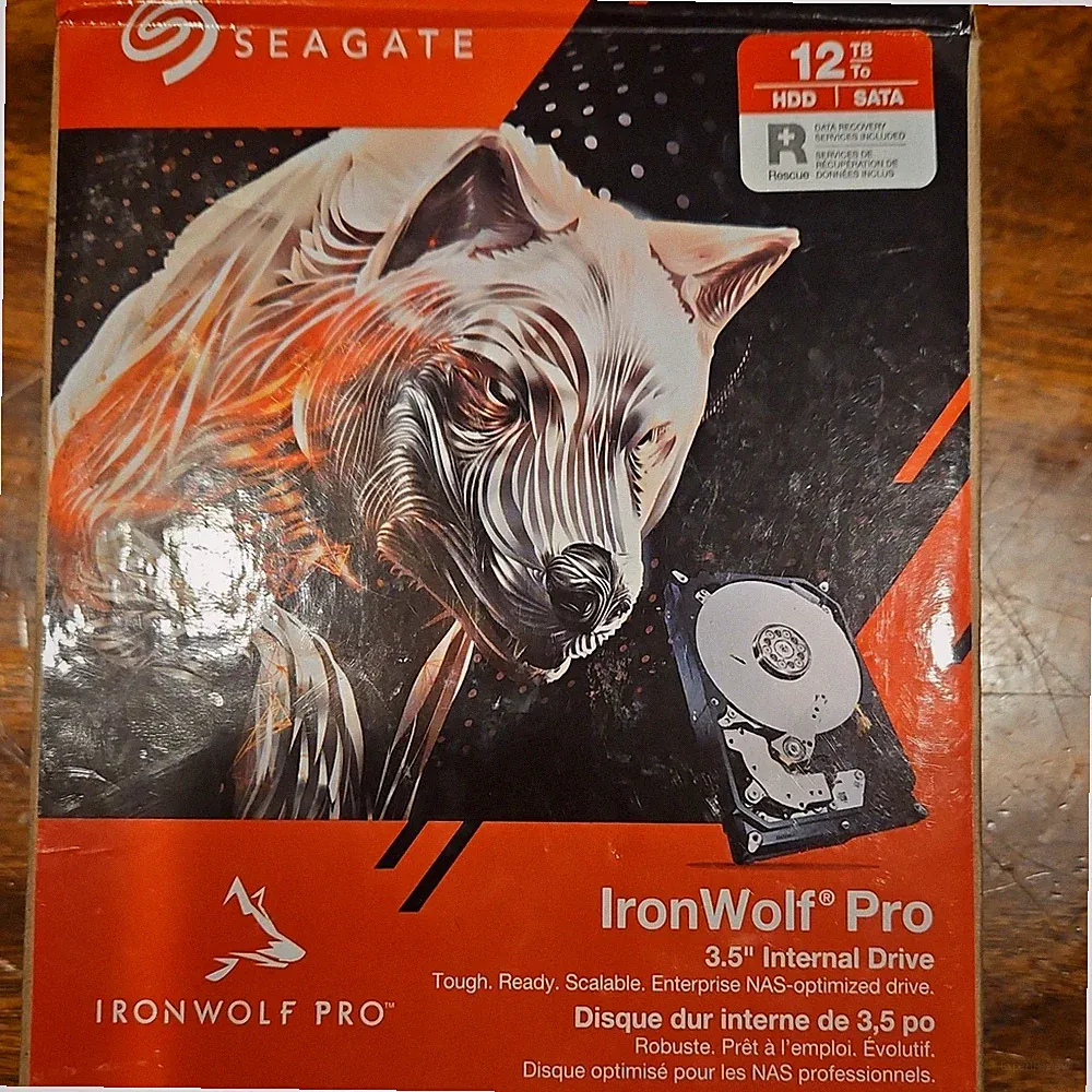 Seagate IronWolf Pro 12TB 3.5" SATA Internal HDD NAS-Optimized