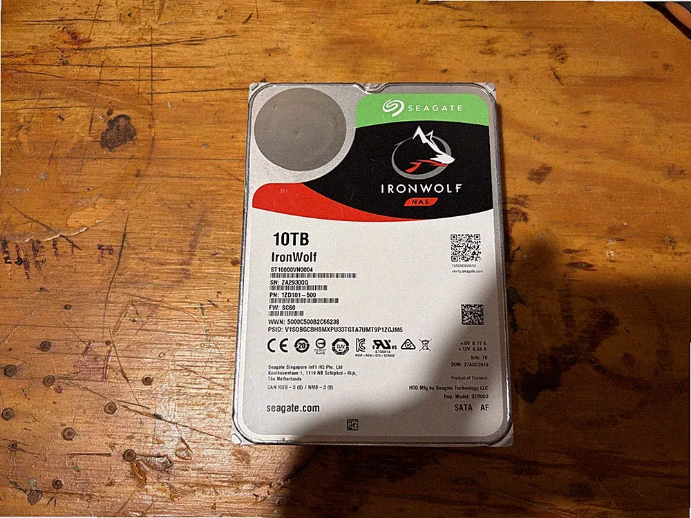 Seagate IronWolf ST10000VN0004 PN: 1ZD101-500 10TB HDD 3.5'' SATA AF NAS