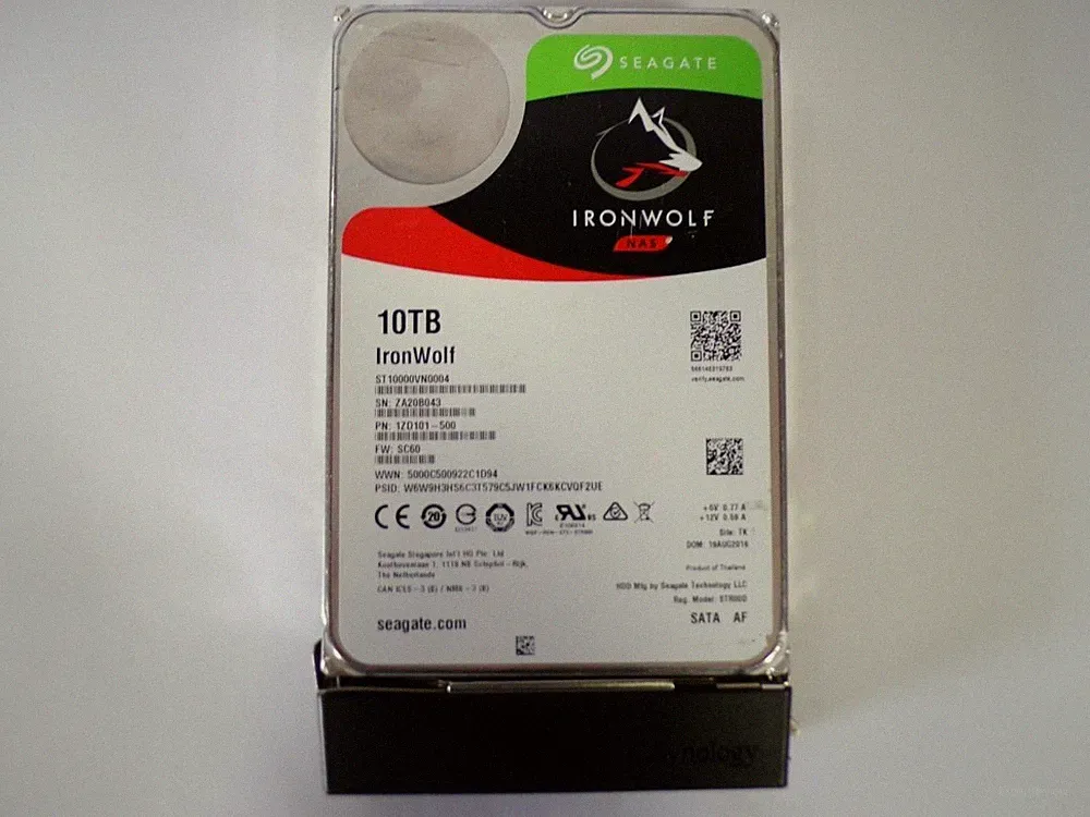 Seagate IronWolf ST10000VN0004 PN: 1ZD101-500 10TB HDD 3.5'' SATA AF (V4951)