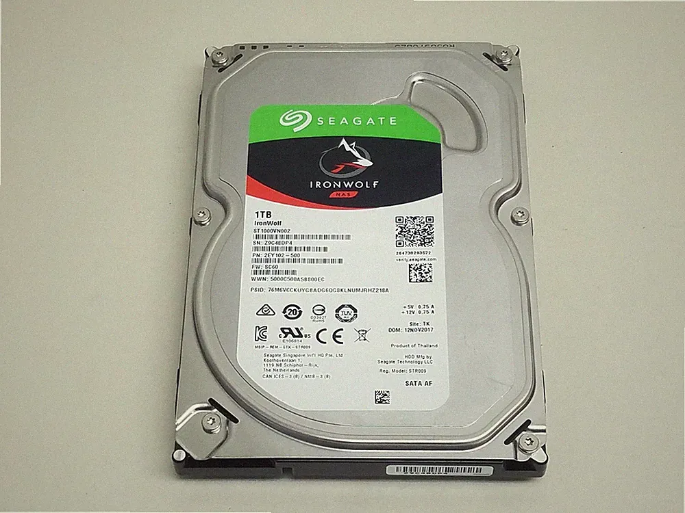 Seagate IronWolf ST1000VN002 1TB SATA III 6Gb/s NAS Hard Drive
