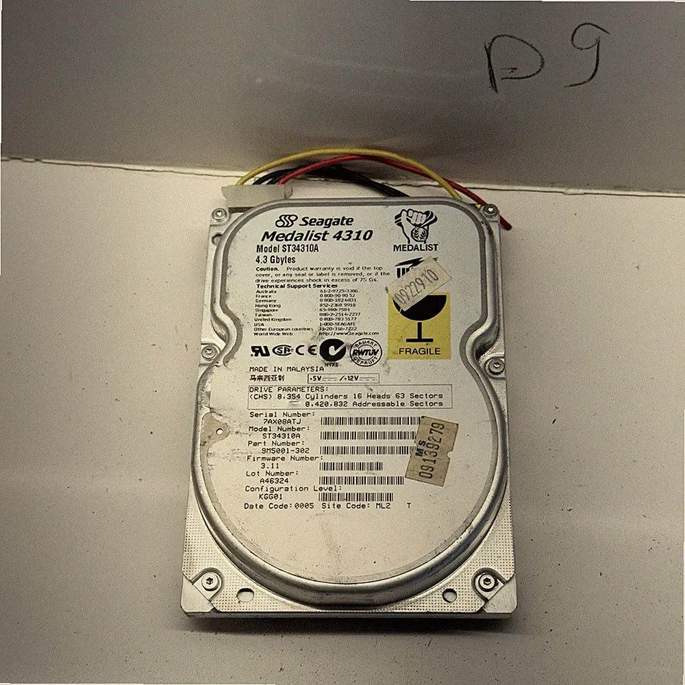 Seagate Medalist 4310 4.31GB Ultra ATA Hard Drive - Model ST34310A