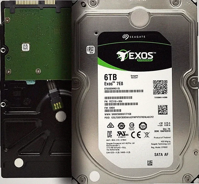 Seagate Oem 6TB, Internal, 7200RPM, 3.5" (ST6000NM0115) Hard Drive