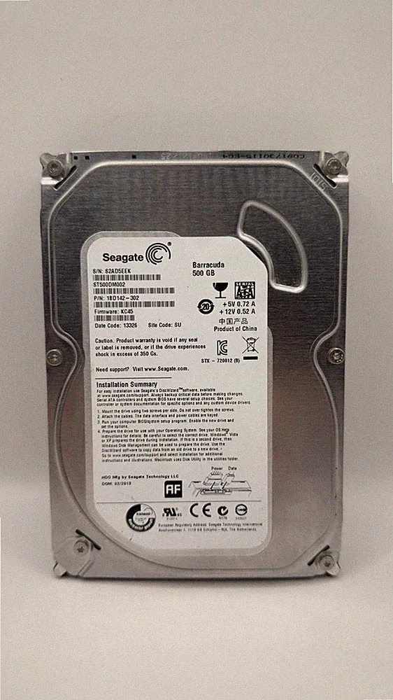 Seagate Pipeline HD 500GB Used Hard Disk Drive 3.5 SATA This Is for 5 Units Sale