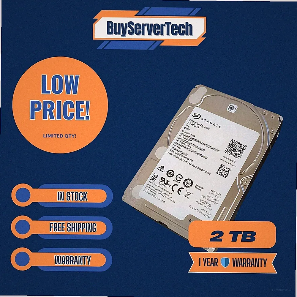 Seagate ST2000NX0403 2Tb 2.5" SATA server hard drive EXOS 2 TB