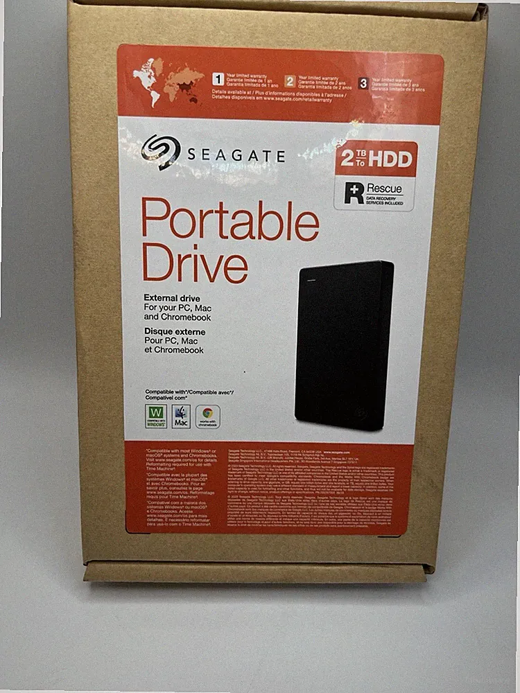 Seagate STGX2000400 2TB USB 3.0 External Hard Drive - Black