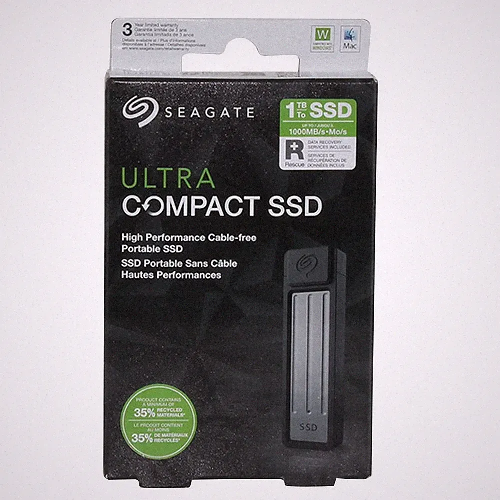 Seagate Ultra Compact 1TB, Portable SSD STMX1000400