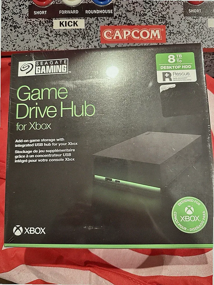 Segate Game Drive Hub 8TB For Xbox One Series X|S Brand New Factory Sealed