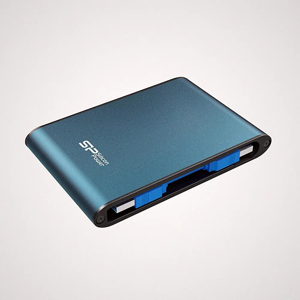 Silicon Power 1TB Rugged Portable External Hard Drive Armor A80, Waterproof U...