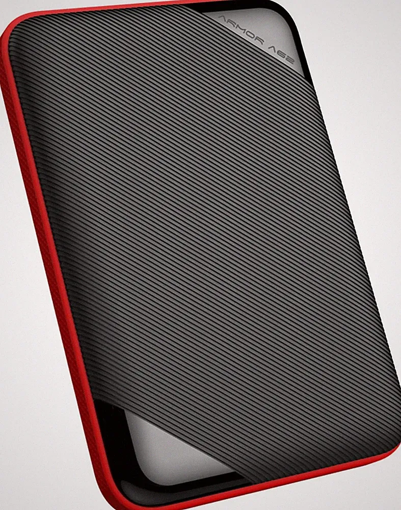 Silicon Power 4 TB Portable Hard Drive Armor A62, IPX4 Water-Resistant and Milit