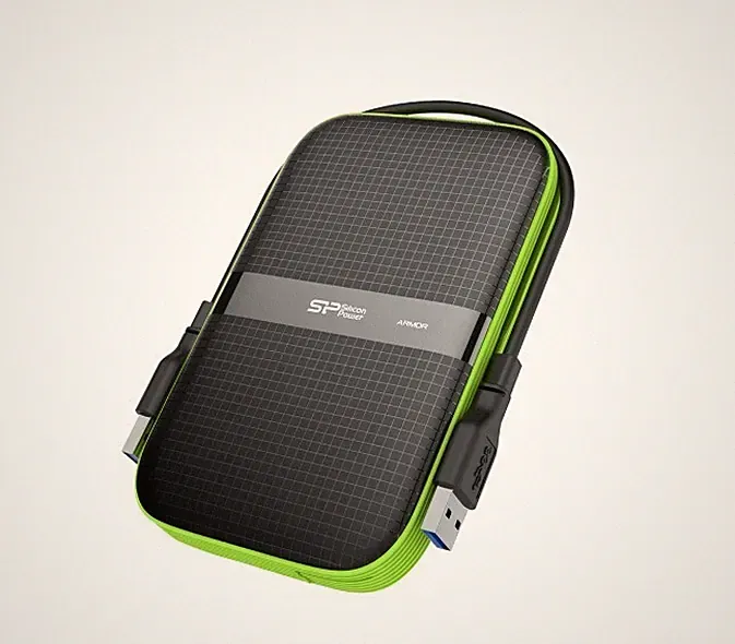 Silicon Power 4TB Armor A60 USB3.2 External Hard Drive SP040TBPHDA60S3K