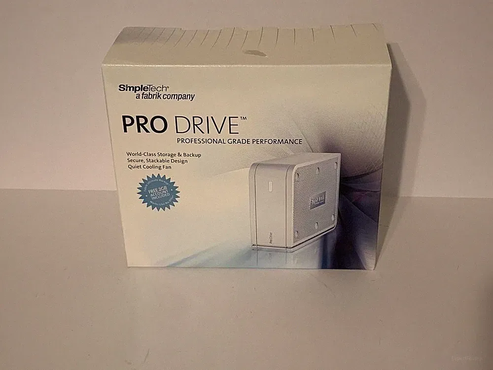 SimpleTech Pro Drive eSATA II and High-Speed USB External Hard Drive