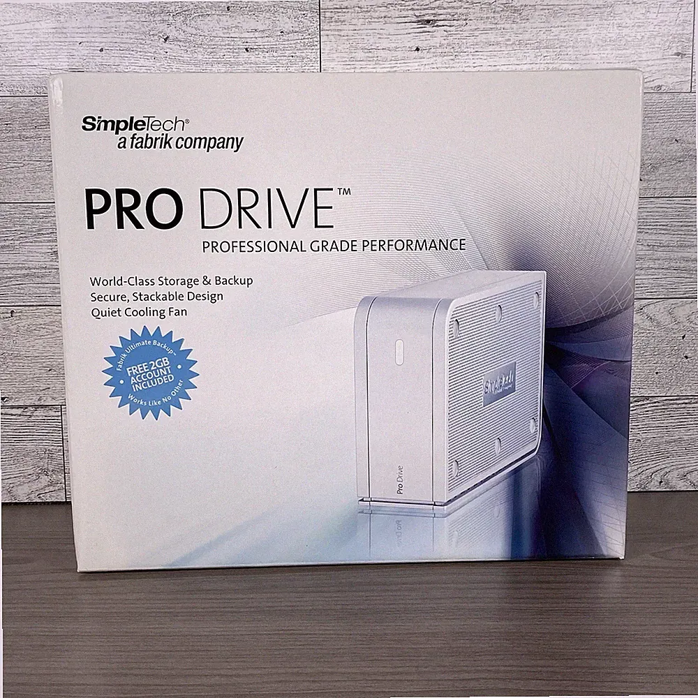 SimpleTech Pro Drive External SATA USB Desktop Hard Disk Drive