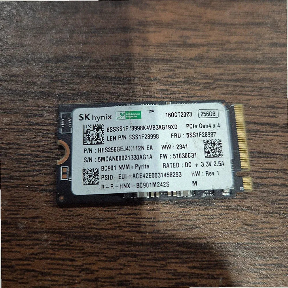 SK Hynix 256GB PCle Gen4 x 4 SSD Solid State Drive HFS256GEJ4X112N