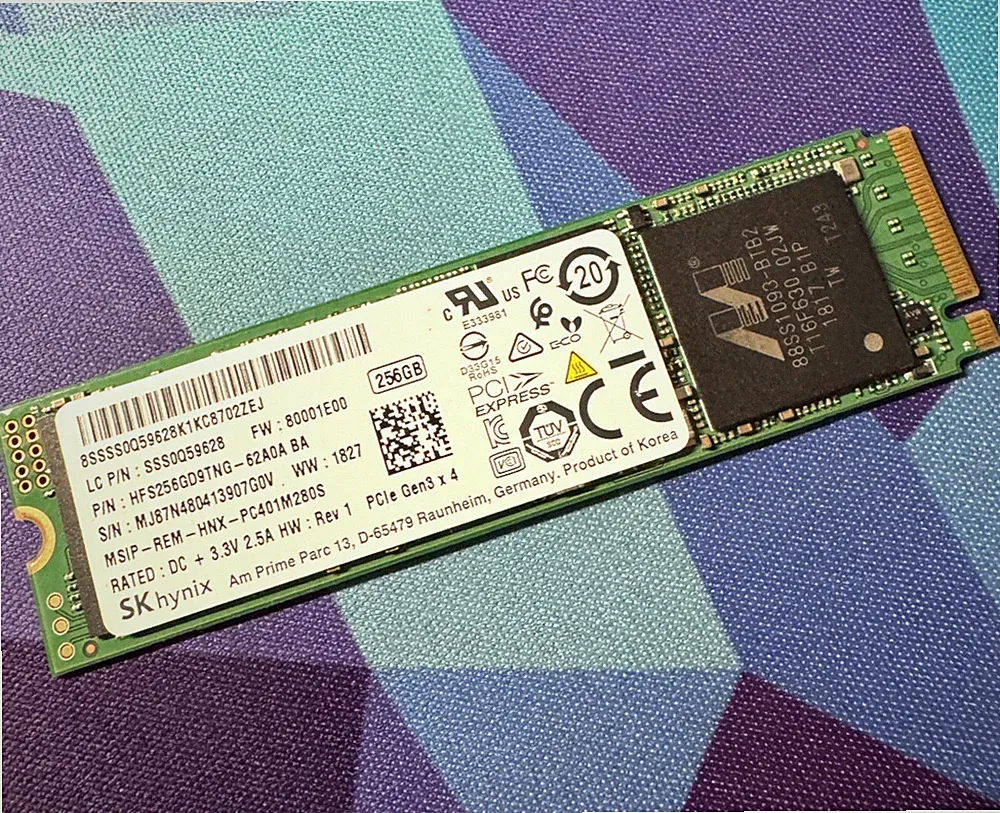 SKhynix 256GB SSD Hard Drive PCIe Gen 3 x 4 | HFS256GD9TNG-62A0A - BA
