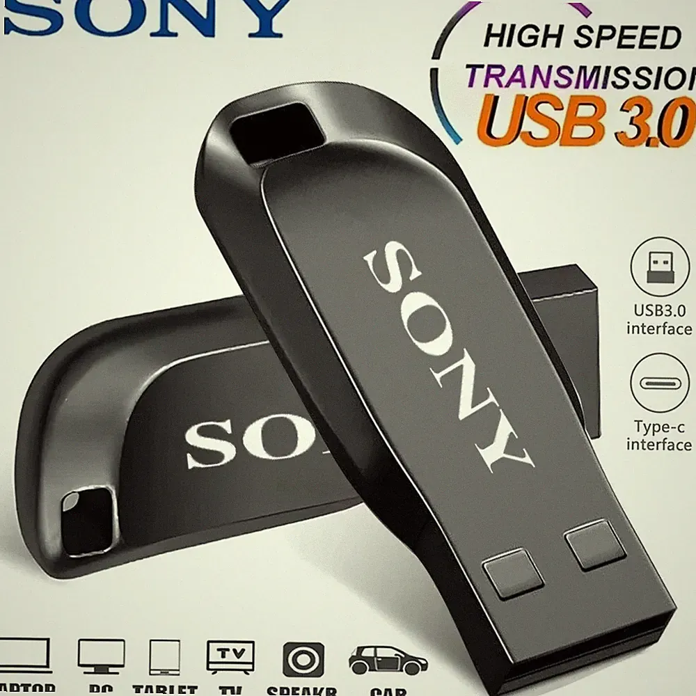 Sony USB Type C Flash Drive 2TB 1TB High Speed Metal Pendrive Stick