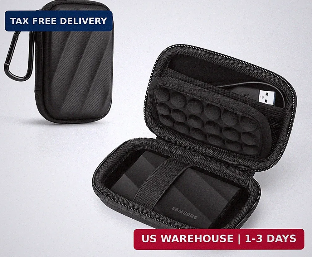 SSD Hard Case Compatible with Samsung T9/T7 Shield/T7 Portable SSD Drive USB 4TB