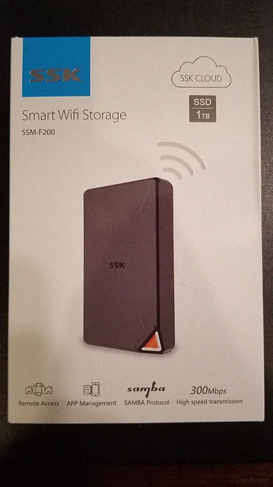 SSK 1TB Portable External Wireless SSD with Own Wi-Fi Hotspot Cloud