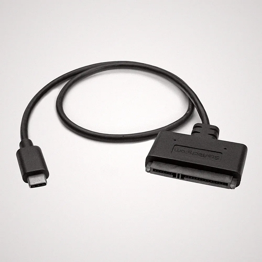 StarTech SATA to USB-C Cable, USB 10Gbps 2.5in I C | 2.5", Black