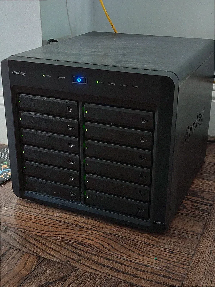 Synology DS2419+ II 12-Bay DiskStation NAS + 100TB HDD disks (10x10TB)