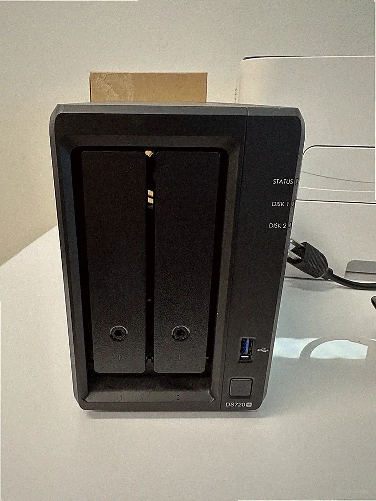 Synology DS720+ 2-Bay NAS Enclosure 8GB RAM Diskless