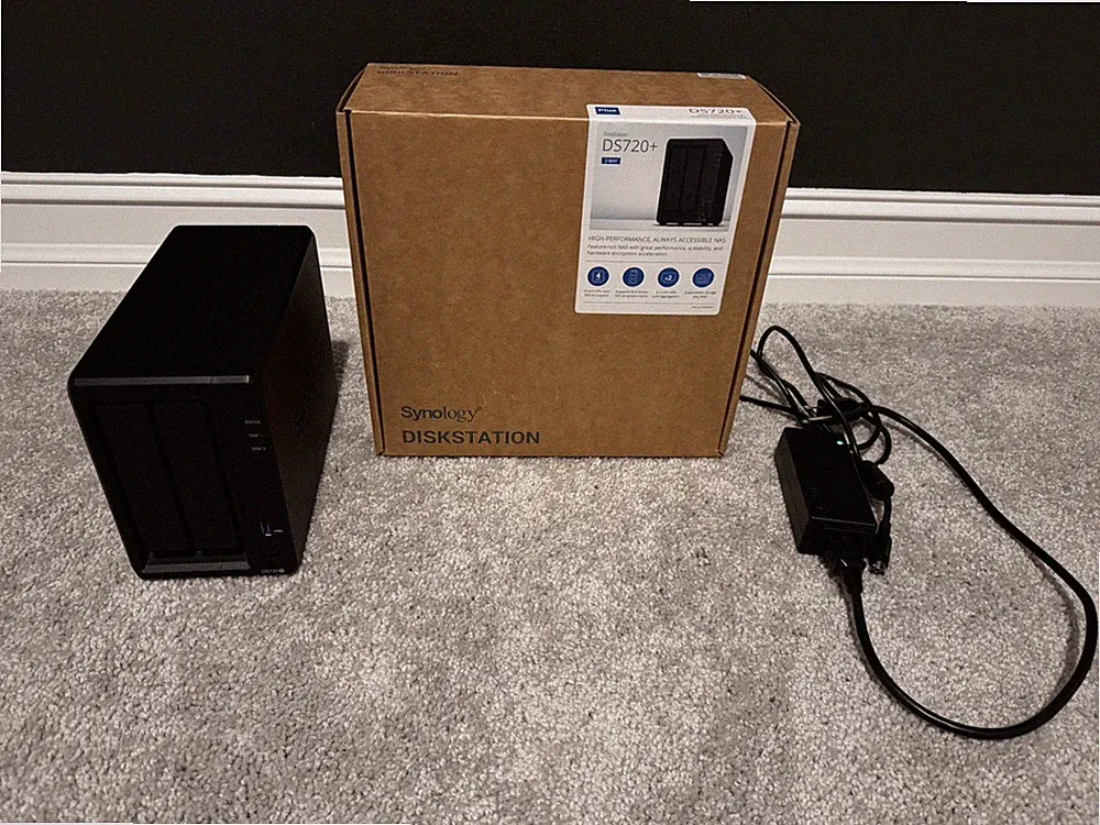 Synology DS720+ with 6GB total RAM and 250GB SSD! Barely Used In Original Box
