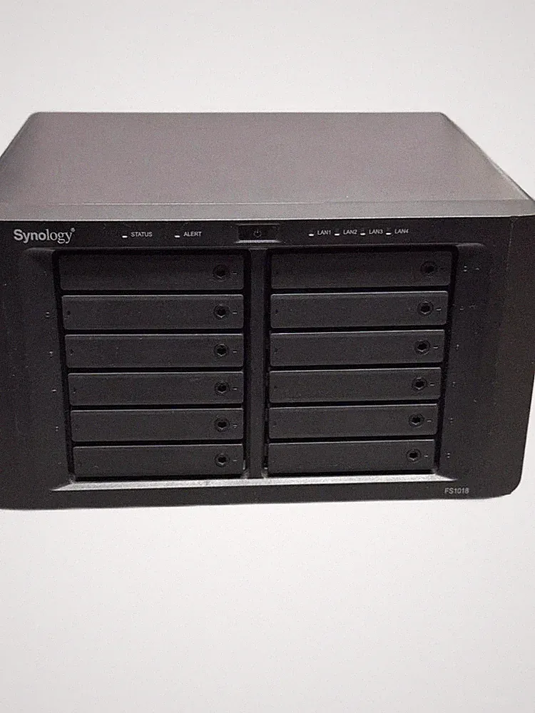 Synology FS1018 FlashStation NAS Dual 10Gbe Upgraded 16GB Ram ECC