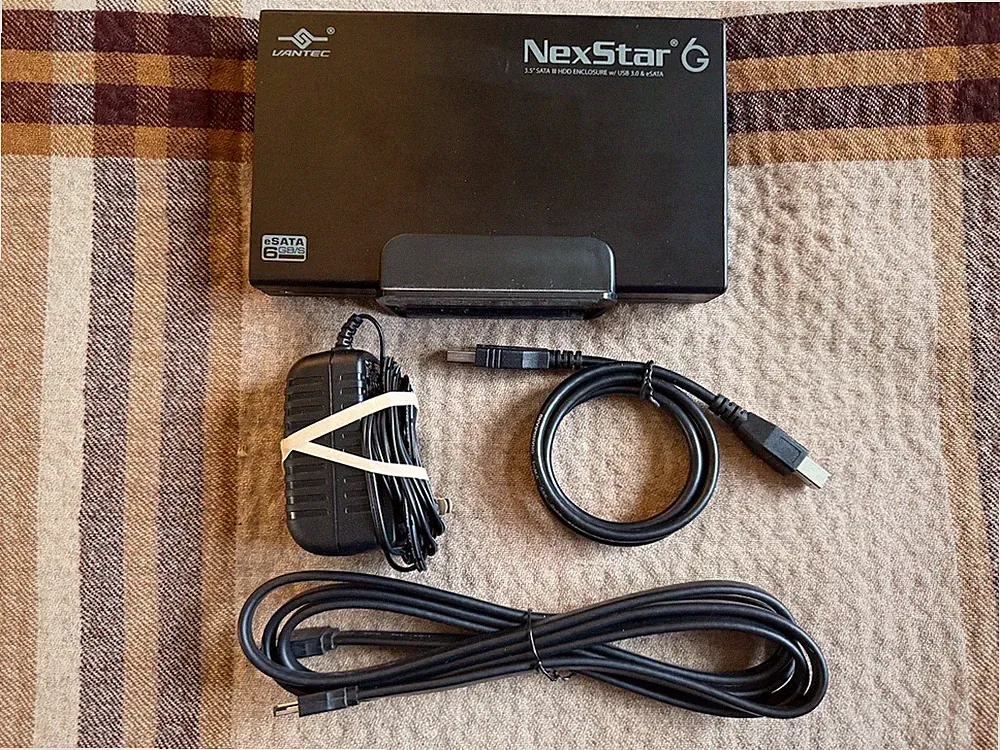 TESTED - *6TB* Vantec NexStar6G External Hard Drive, USB 3.0, eSATA, Toshiba HDD