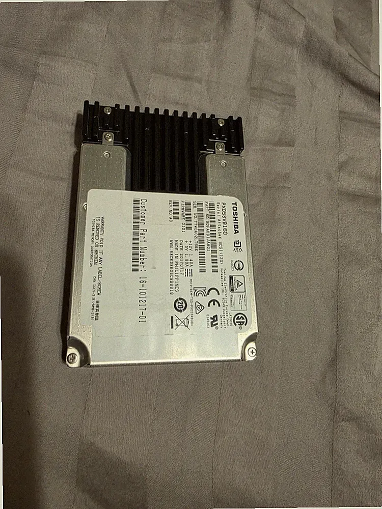 Toshiba 1.6TB 2.5in SAS 12Gb/s ssd Cisco branded health tested great condition