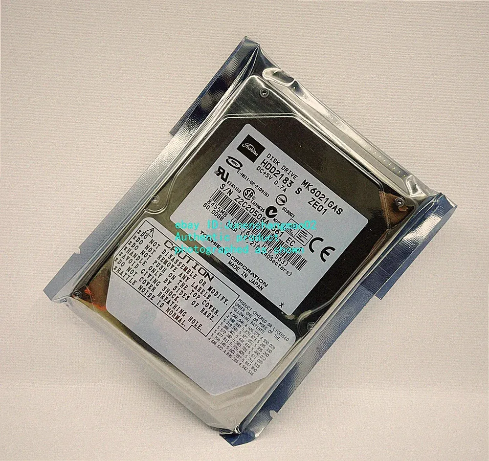 Toshiba 60GB MK6021GAS HDD2183 2.5-inch IDE Internal Hard Drive